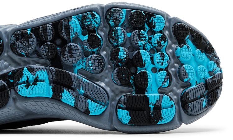 Under Armour Charged Assert 10 Black Blue Surf