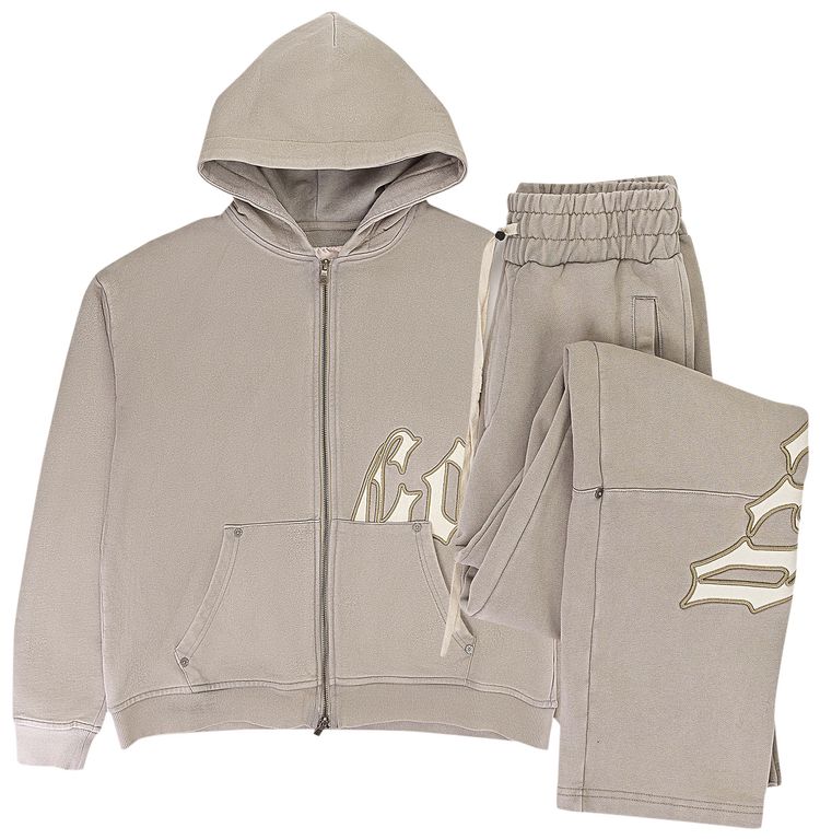 Godspeed OG Logo V2 Sweatsuit Grey Wash