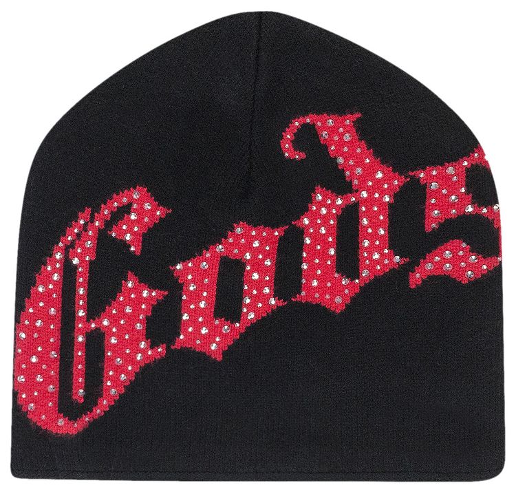 Godspeed OG Logo Studded Beanie BlackRed