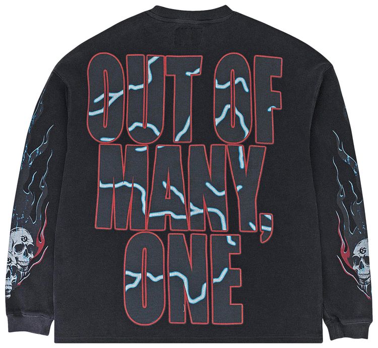 Godspeed Pit Stop Thermal Long Sleeve T Shirt Black Wash