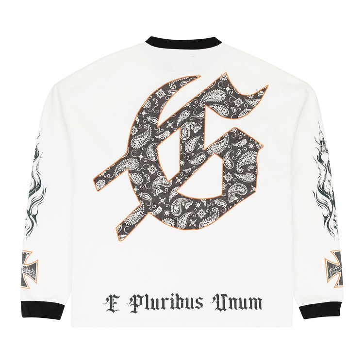 Godspeed Hollywood Thermal Long Sleeve T Shirt WhiteBlack