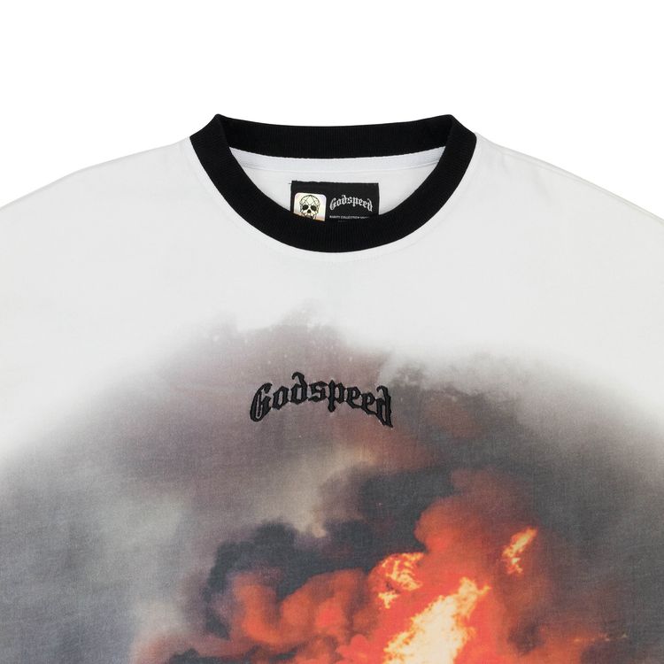 Godspeed Hollywood Thermal Long Sleeve T Shirt WhiteBlack