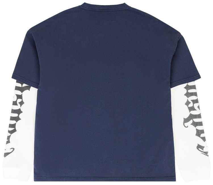 Godspeed Spirit Animal Layered T Shirt Navy