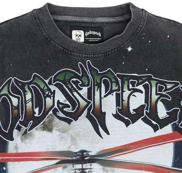 Godspeed Air Strike Long Sleeve T Shirt Grey Wash