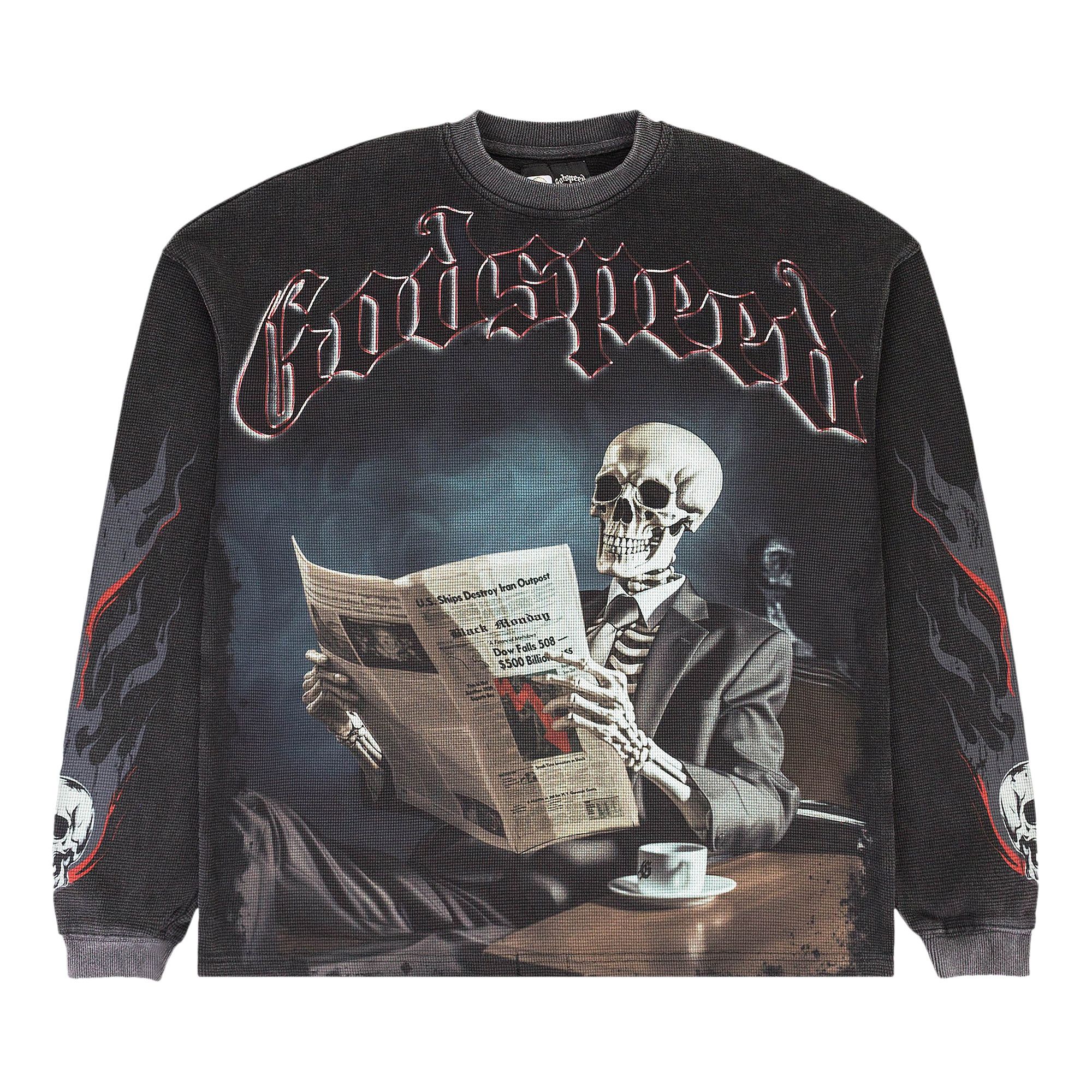 Buy Godspeed Black Monday Thermal Long-Sleeve T-Shirt 'Black Wash