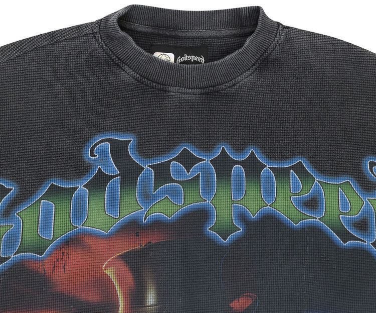 Godspeed LAG Thermal Long Sleeve T Shirt Grey Wash