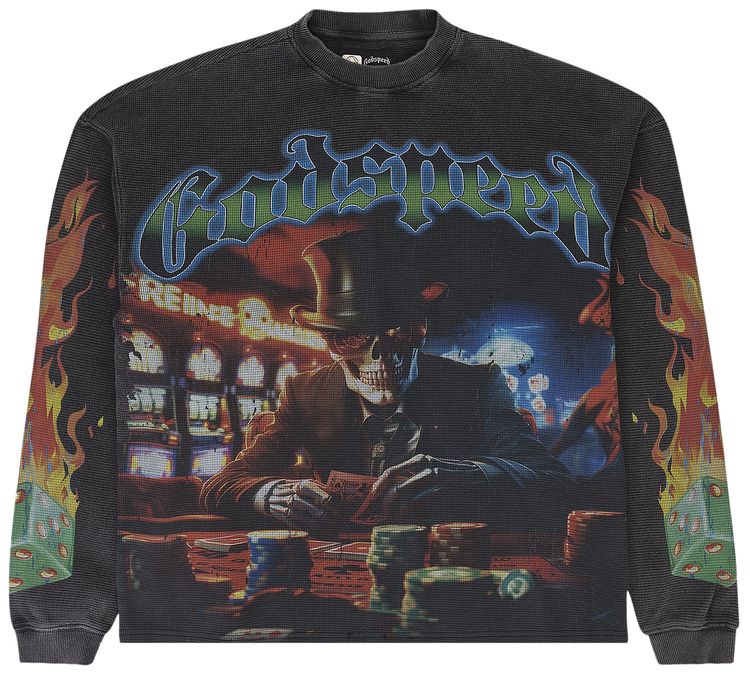 Godspeed LAG Thermal Long Sleeve T Shirt Grey Wash