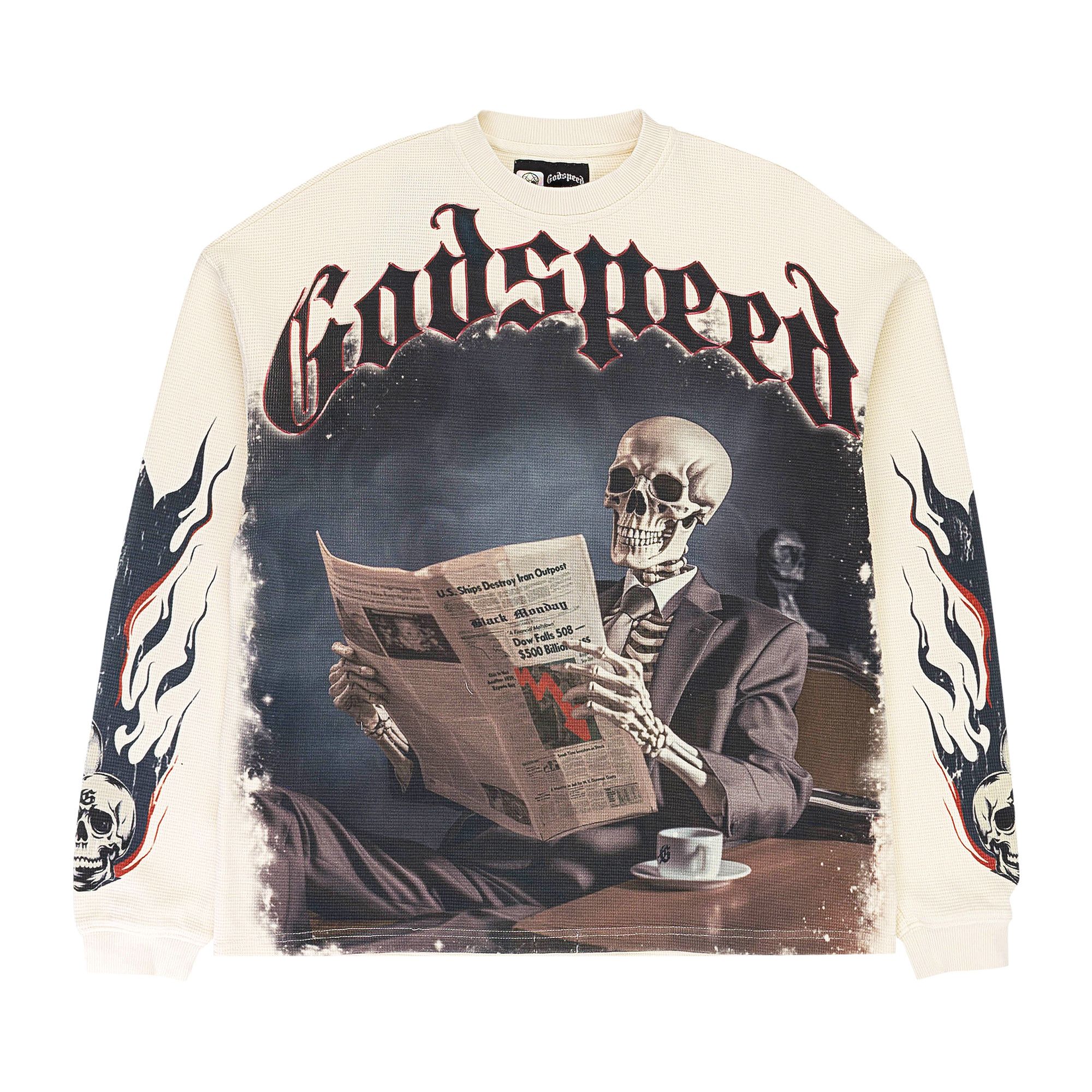 Buy Godspeed Black Monday Thermal Long-Sleeve T-Shirt 'Bone