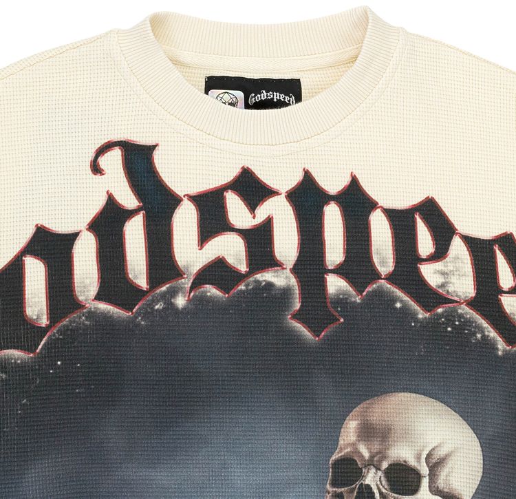 Godspeed Black Monday Thermal Long Sleeve T Shirt Bone