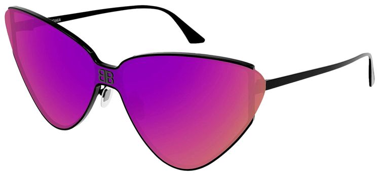 Balenciaga Cat Eye Sunglasses BlackViolet