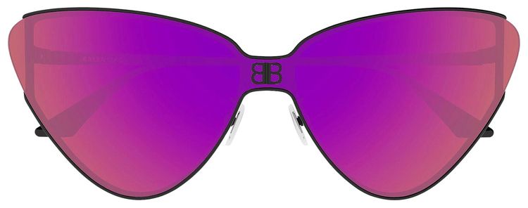 Balenciaga Cat Eye Sunglasses BlackViolet