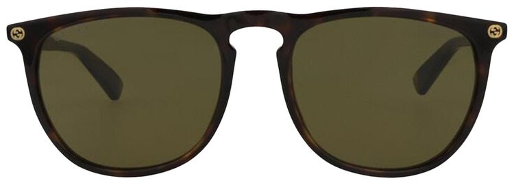 Gucci Round Sunglasses Shiny Dark Havana