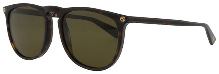 Gucci Round Sunglasses Shiny Dark Havana