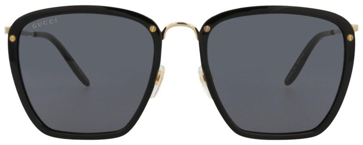 Gucci Square Sunglasses BlackGoldGrey