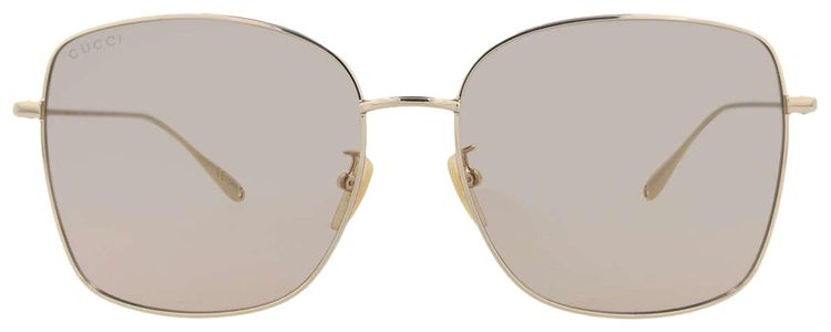 Gucci Square Sunglasses GoldPink