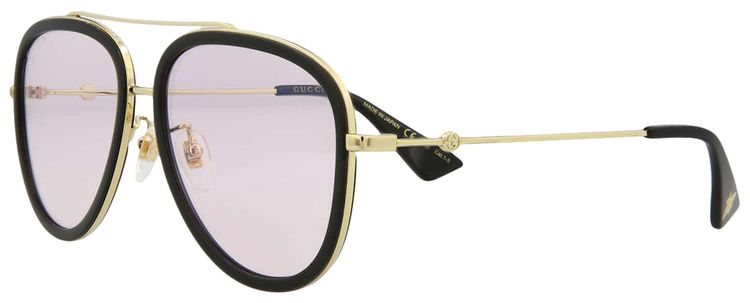 Gucci Aviator Sunglasses GoldPink