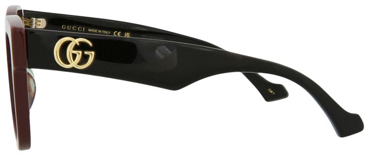 Gucci Square Sunglasses BrownBlackGreen