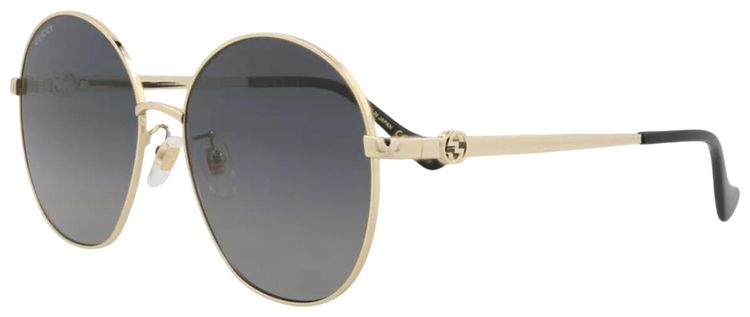 Gucci Round Sunglasses GoldGrey