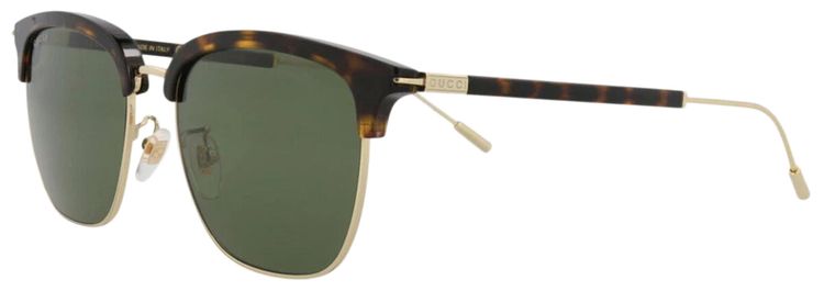 Gucci Square Sunglasses HavanaGoldGreen