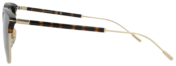 Gucci Square Sunglasses HavanaGoldGreen