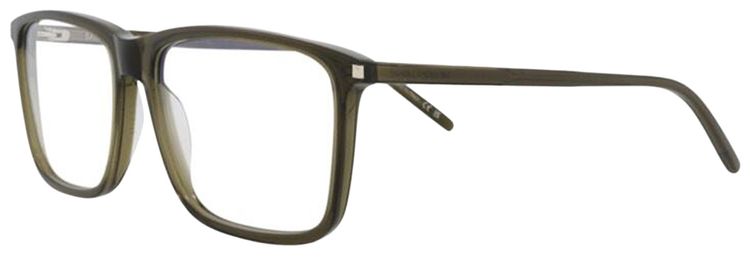 Saint Laurent Square Eyeglasses GreenTransparent