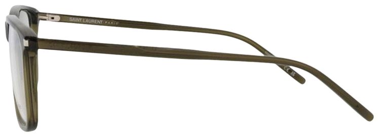 Saint Laurent Square Eyeglasses GreenTransparent