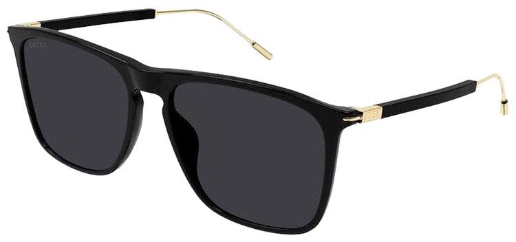 Gucci Square Sunglasses BlackGoldGrey