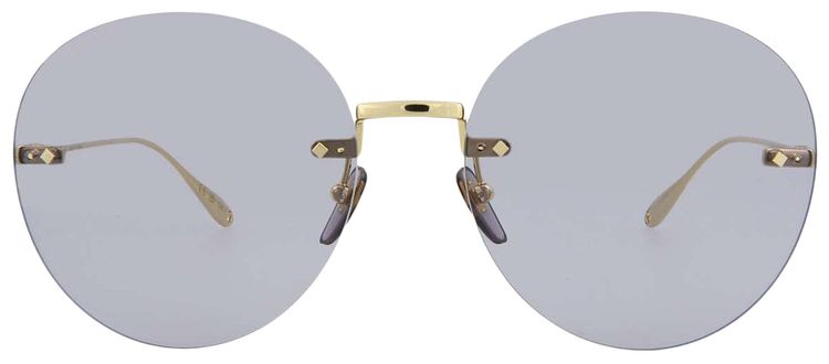 Gucci Round Sunglasses GoldViolet