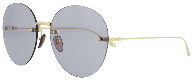 Gucci Round Sunglasses GoldViolet