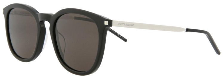 Saint Laurent Round Sunglasses BlackSilver