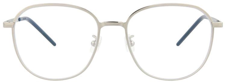 Saint Laurent Round Eyeglasses SilverTransparent