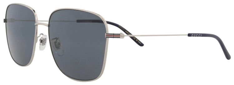 Gucci Square Sunglasses SilverBlue