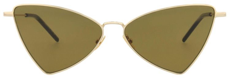 Saint Laurent Cat Eye Sunglasses GoldBrown