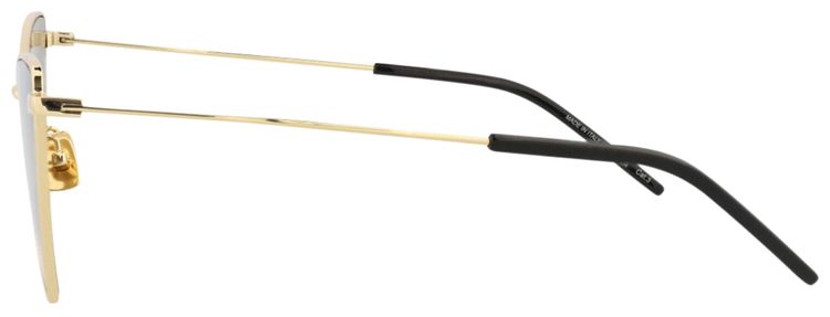 Saint Laurent Cat Eye Sunglasses GoldBrown