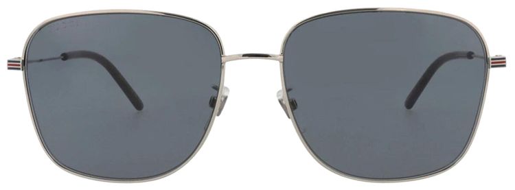 Gucci Square Sunglasses SilverBlue