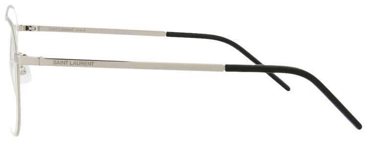 Saint Laurent Round Eyeglasses SilverTransparent