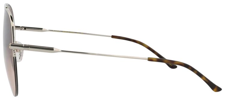 Gucci Aviator Sunglasses SilverBrown