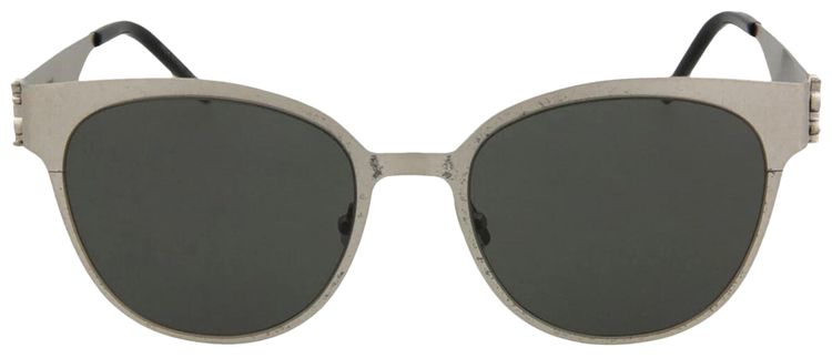 Saint Laurent Round Sunglasses SilverGrey