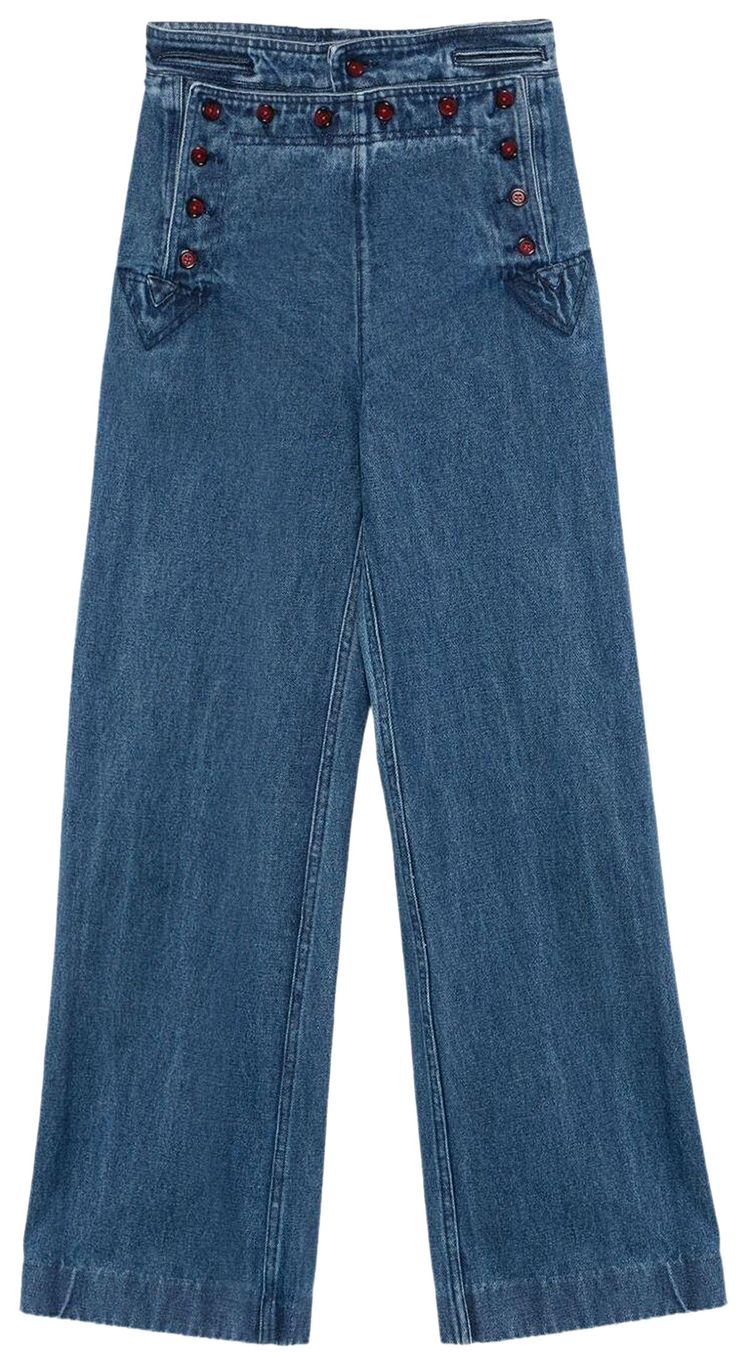 Bode Denim Sailor Trousers Indigo