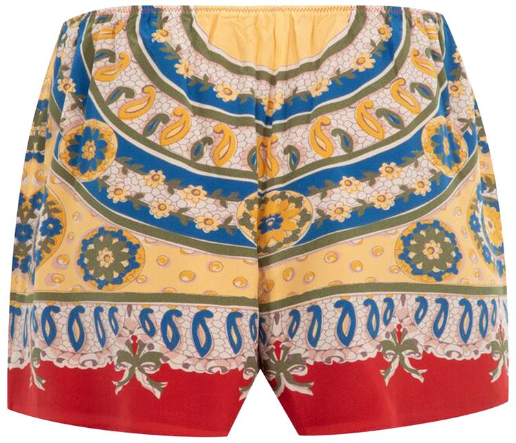 Bode Bricolage Shorts RedMulticolor