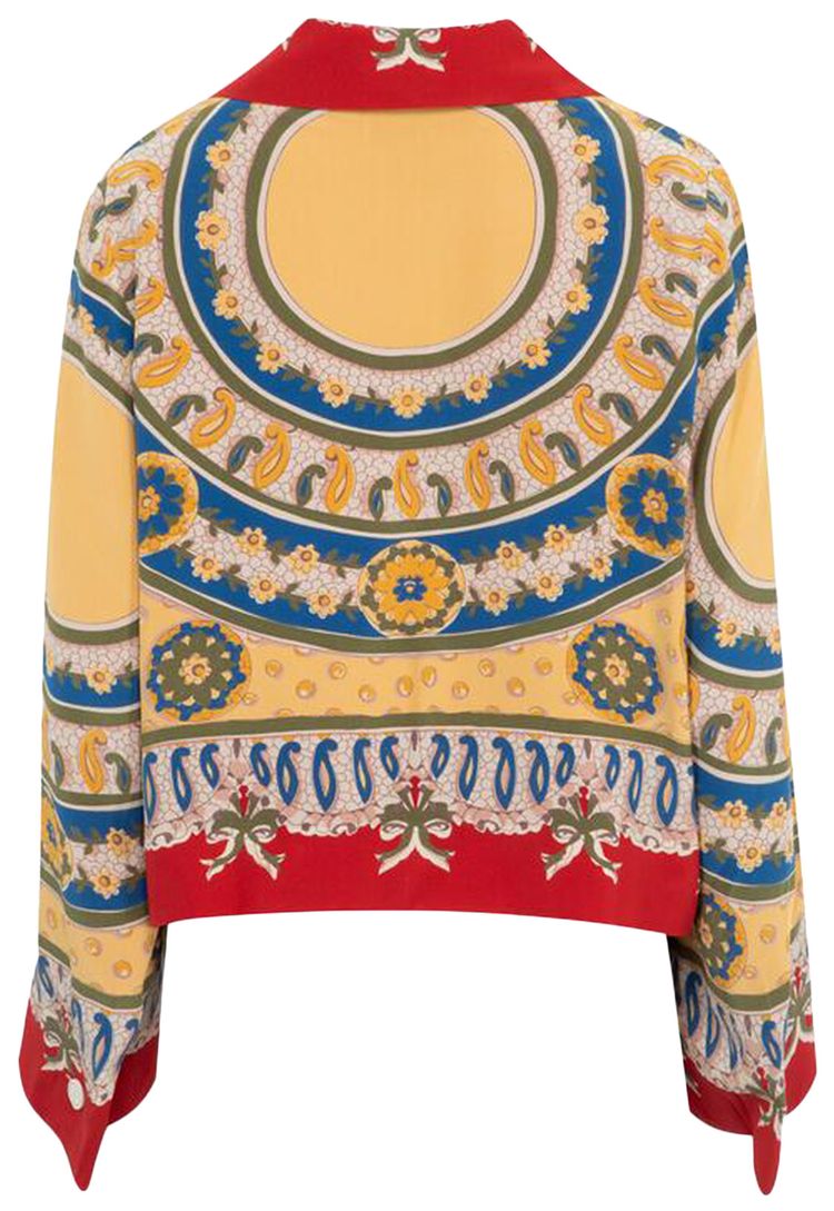 Bode Bricolage Jacket RedMulticolor