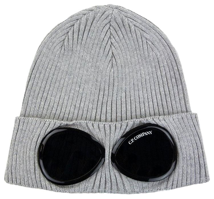 CP Company Goggle Beanie Grey Melange