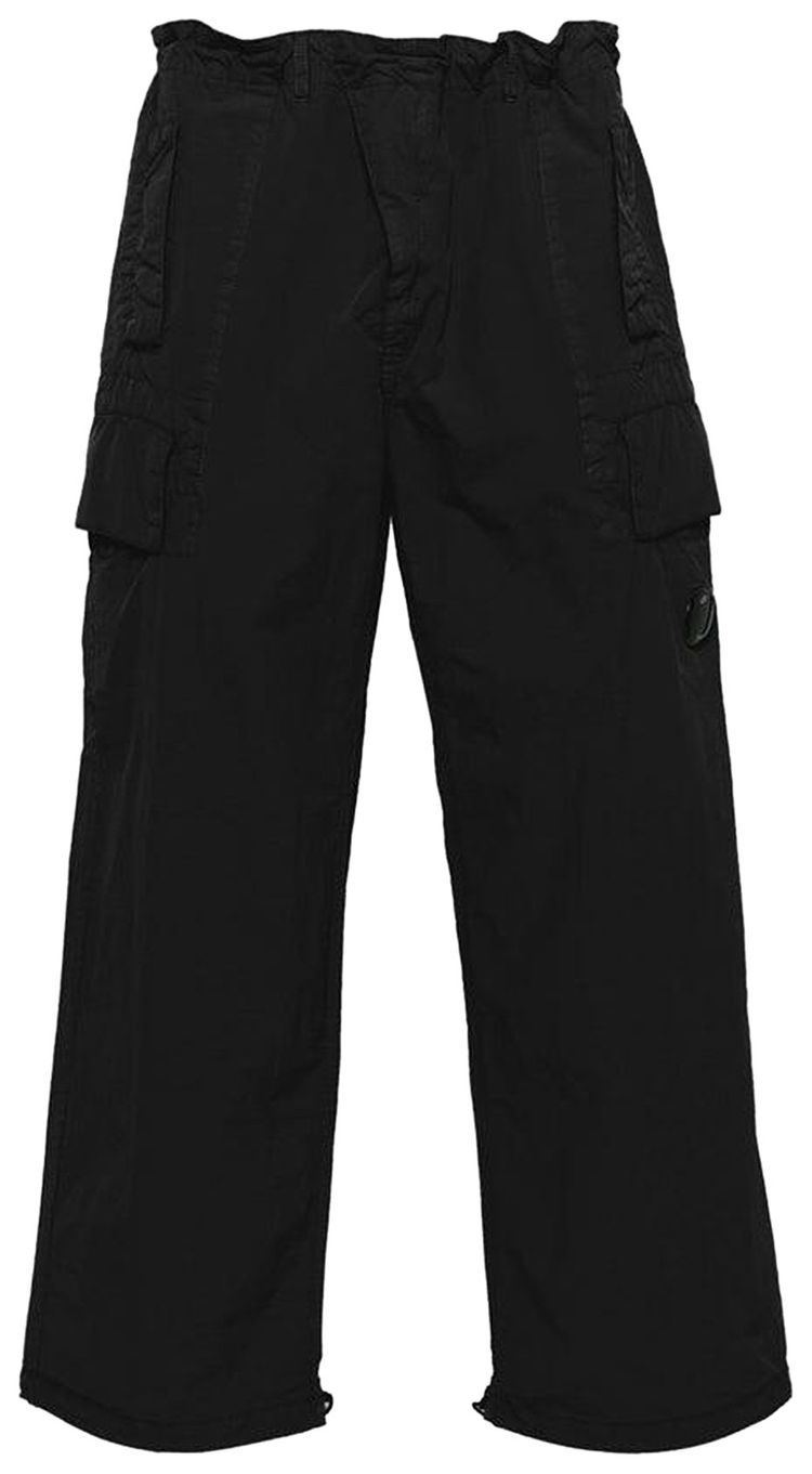 CP Company Flatt Nylon Oversize Pants Black