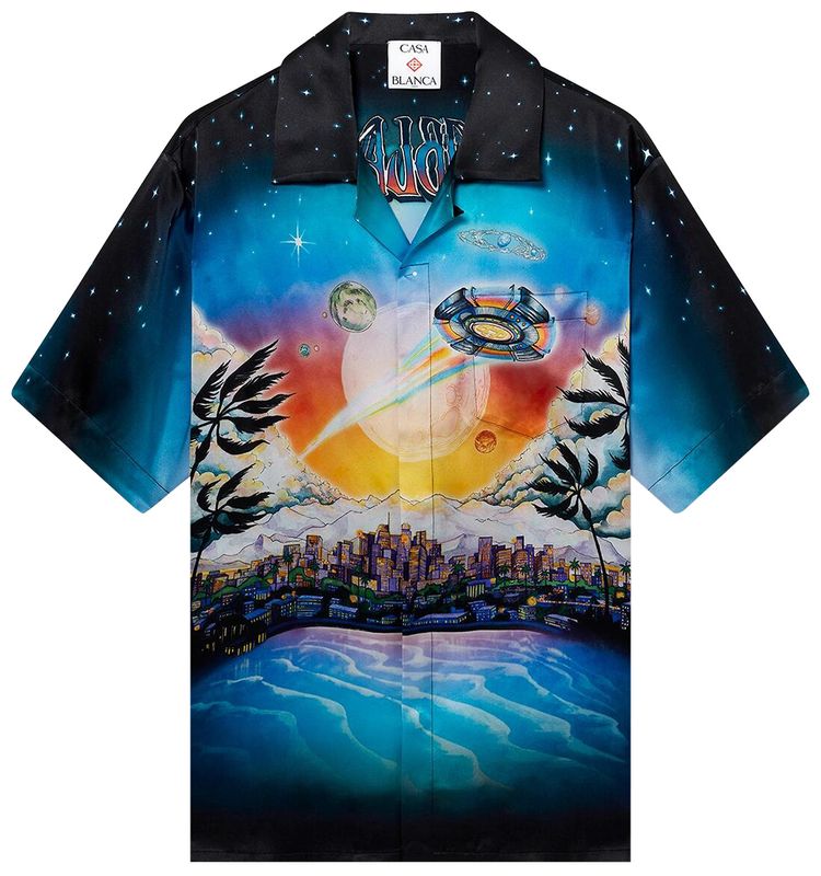Casablanca Short Sleeve Cuban Collar Shirt La Premonition