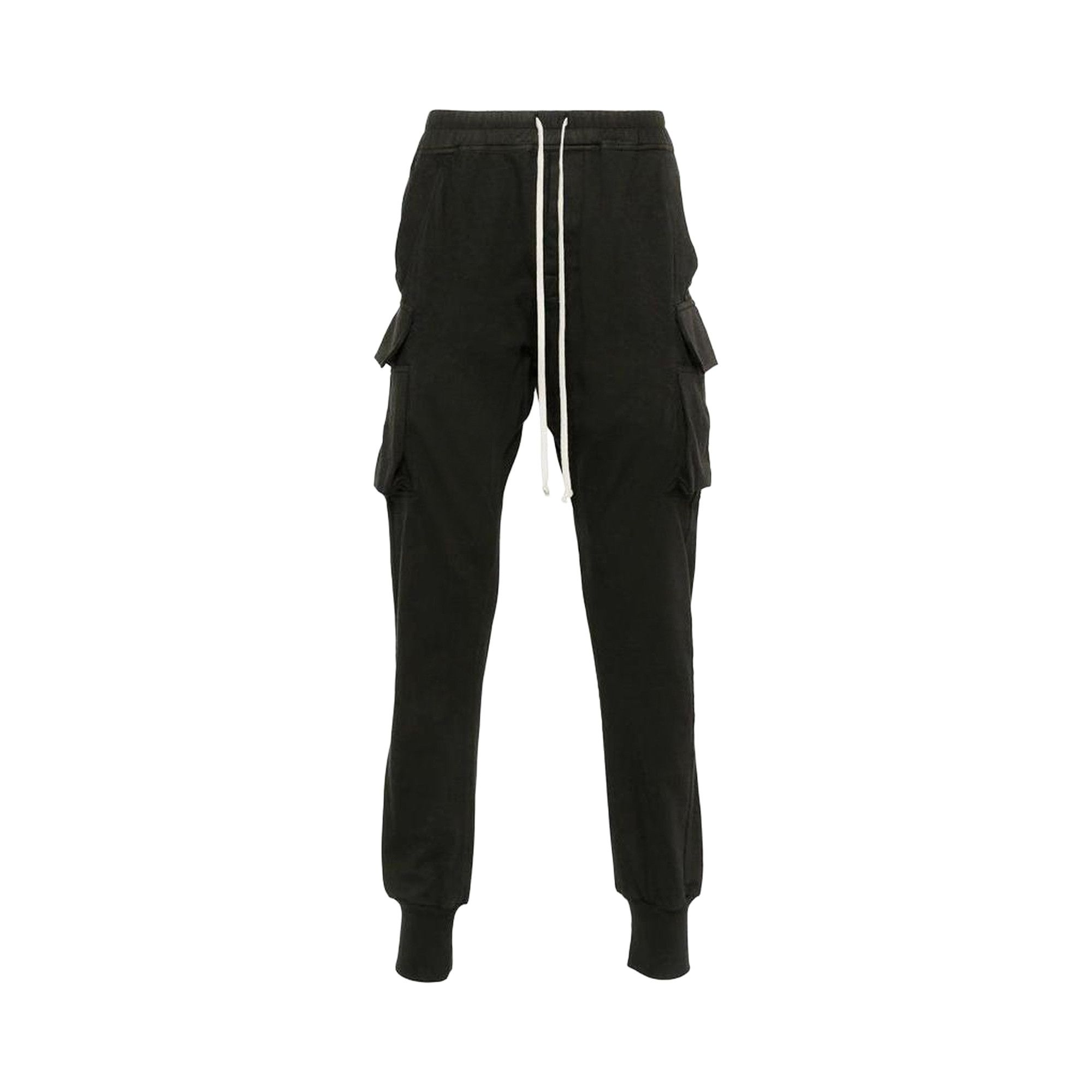 破格Rick Owens DRKSHDW 22AW Mastodon Cut Black Hollywood Mastodon Cut Cargo Pants by Rick Owens