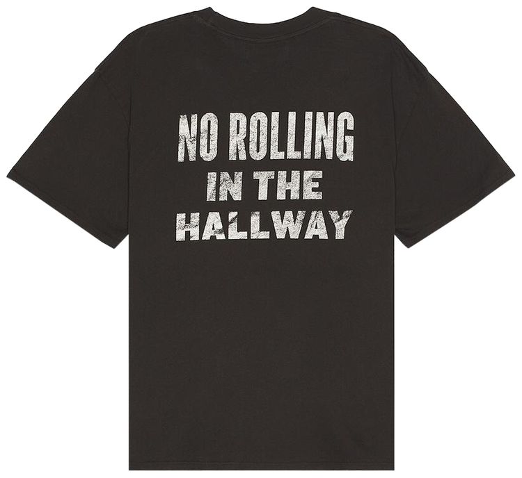 Nahmias No Rolling Boxy T Shirt Off Black Jersey