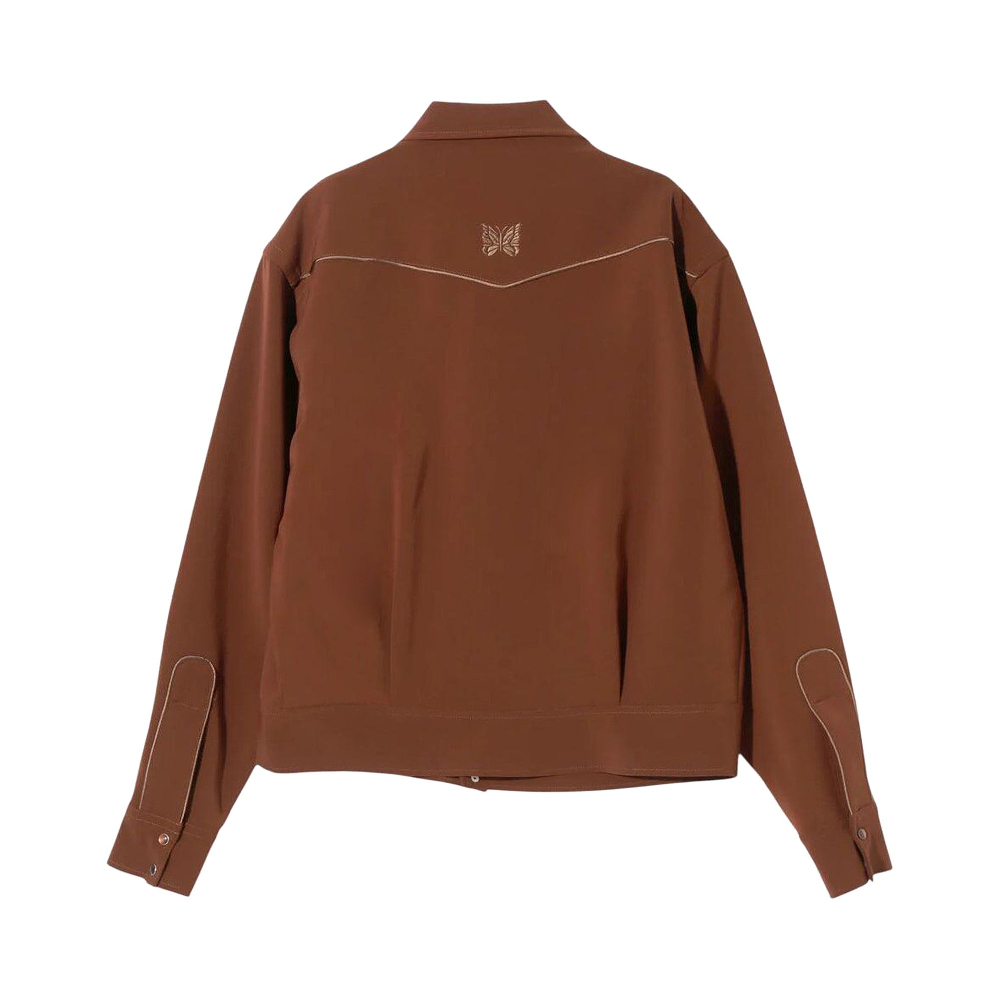 Buy Needles Piping Cowboy Jacket 'Brown' - QV217 BROW | GOAT