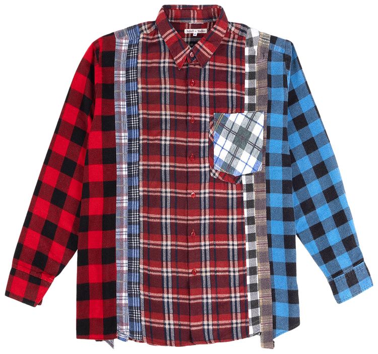Needles 7 Cut Flannel Shirt Multicolor