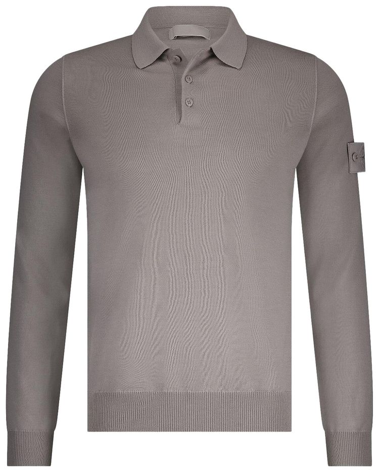 Stone Island Long Sleeve Polo Dust