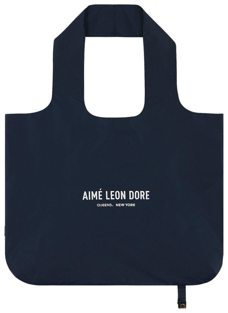 Aime Leon Dore Packable Nylon Tote Navy Blazer